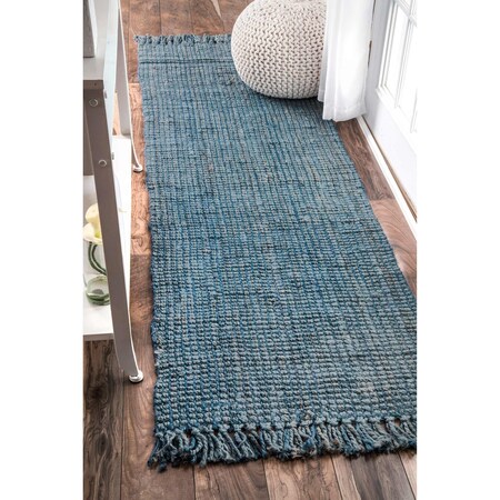 Nuloom Daniela Farmhouse Chunky Jute Area Rug 2ft 6in x 8ft NCCL01H-2608